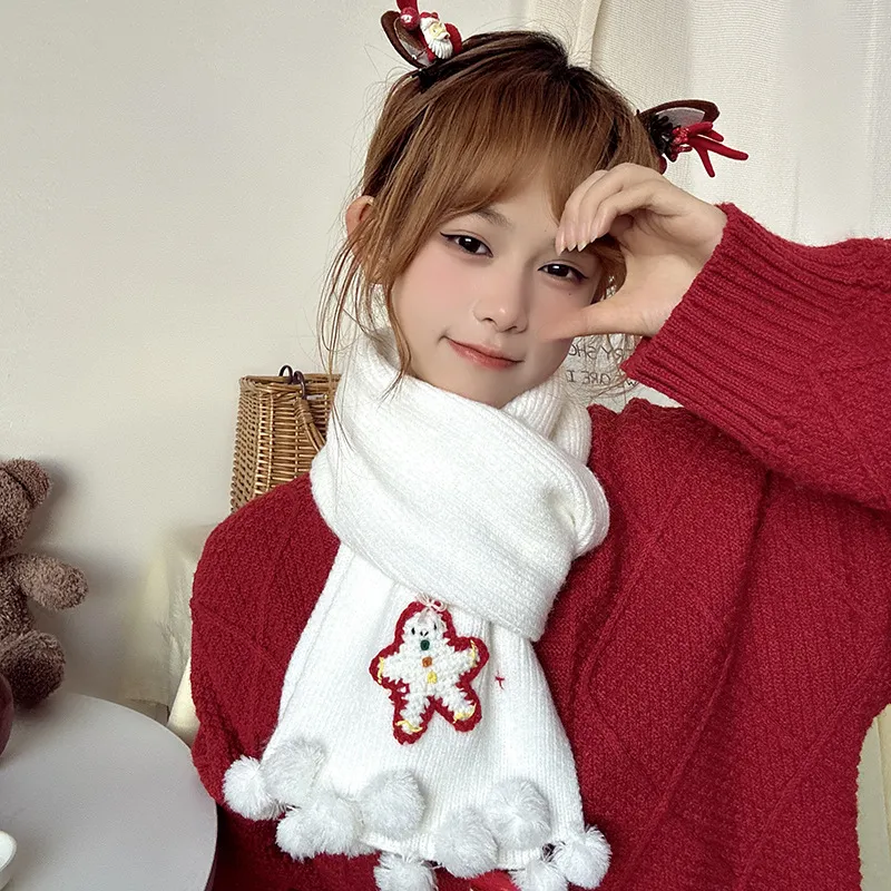 A Good Thing Faux Cashmere Knit Scarves Unisex-18