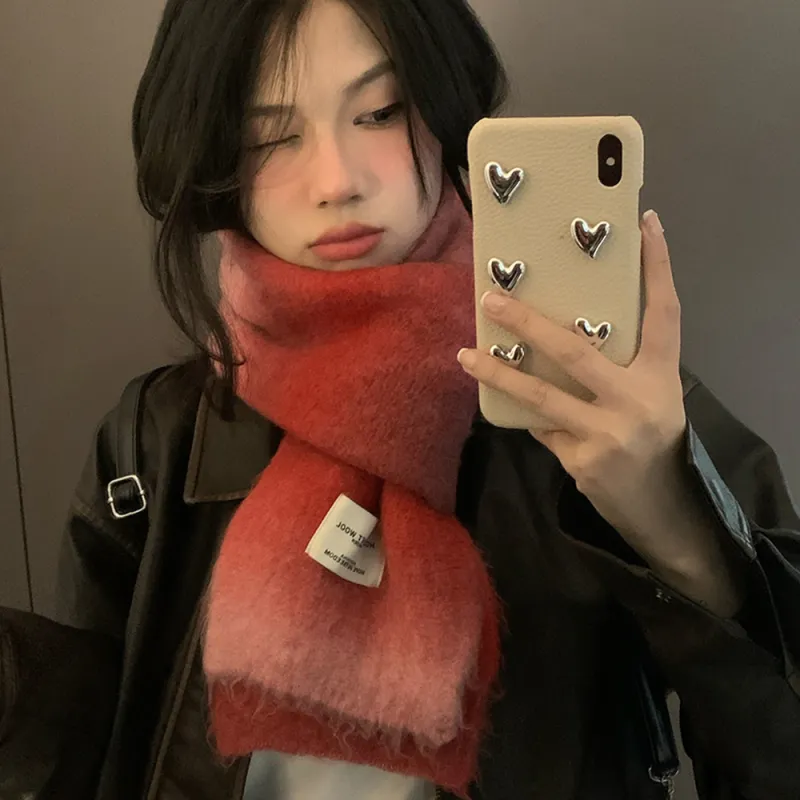 A Good Thing Wool Blend Knit Scarves Unisex-8