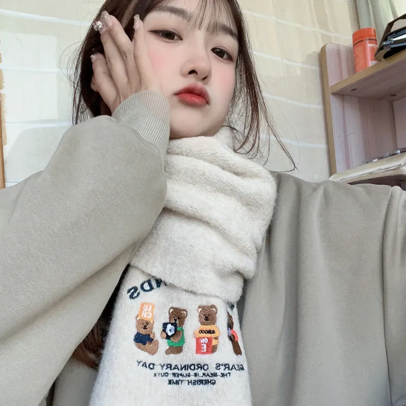 A Good Thing Knit Scarves Unisex-18