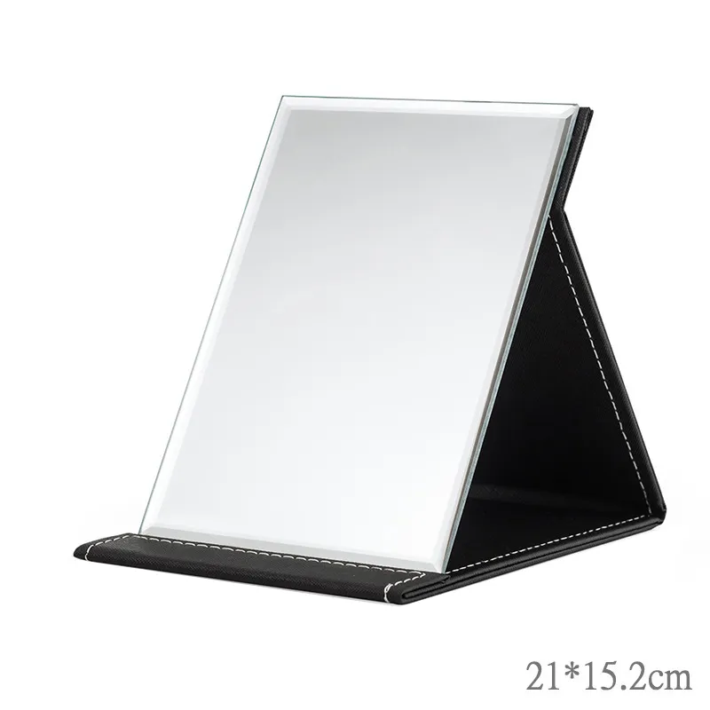 FANHUASENLIN High Definition Foldable PU Leather Stand For Portable Use Make Up Mirrors-7
