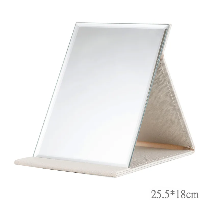 FANHUASENLIN High Definition Foldable PU Leather Stand For Portable Use Make Up Mirrors-9