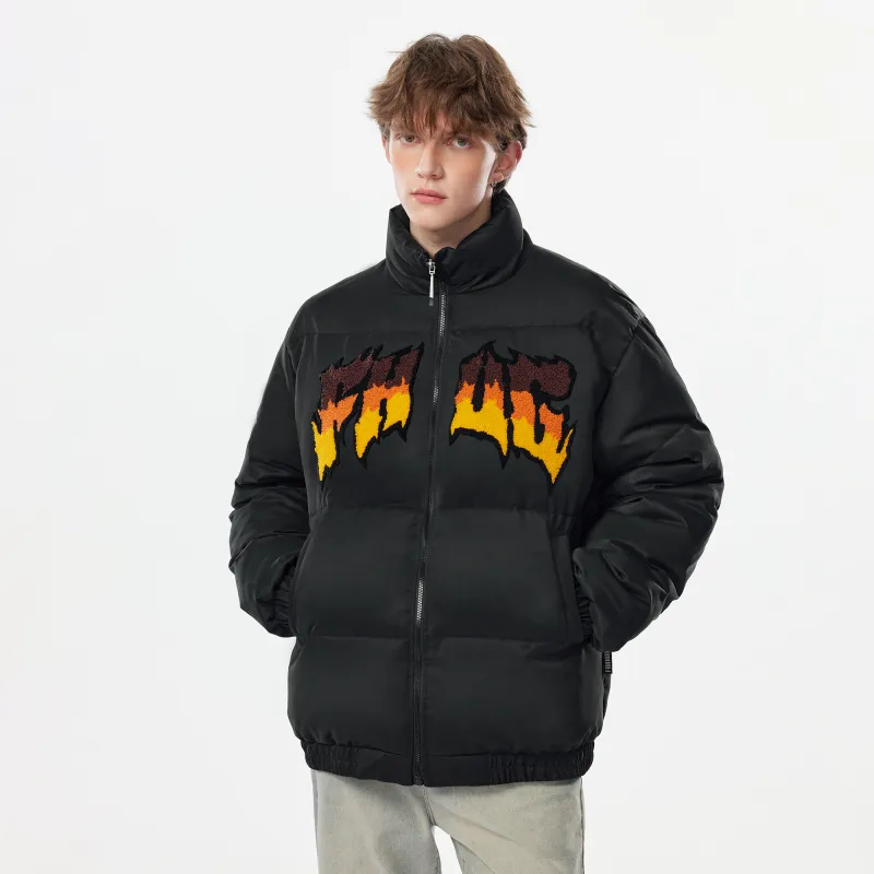 FORHUG Puffer Jacket Unisex White-2