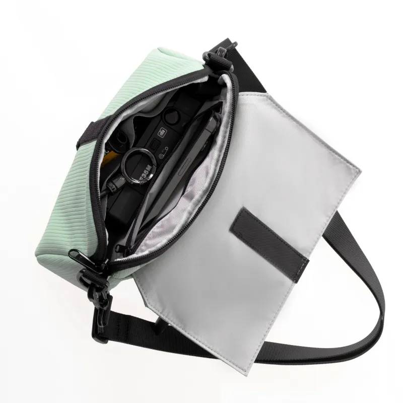 Kiwee Polyester Mini Triangle Bag Shoulder Bag Unisex Multiple Colors-15