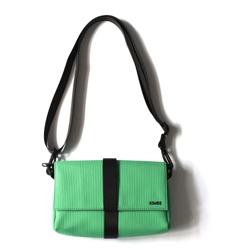 Kiwee Polyester Mini Triangle Bag Shoulder Bag Unisex Multiple Colors-12