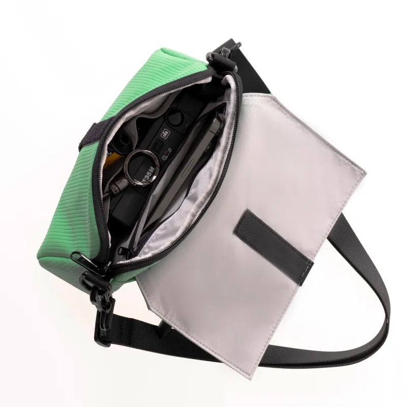 Kiwee Polyester Mini Triangle Bag Shoulder Bag Unisex Multiple Colors-9