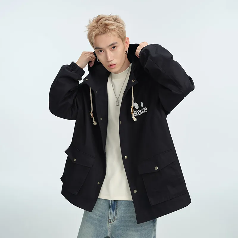 DANGEROUSPEOPLE Trench Coat Unisex-3