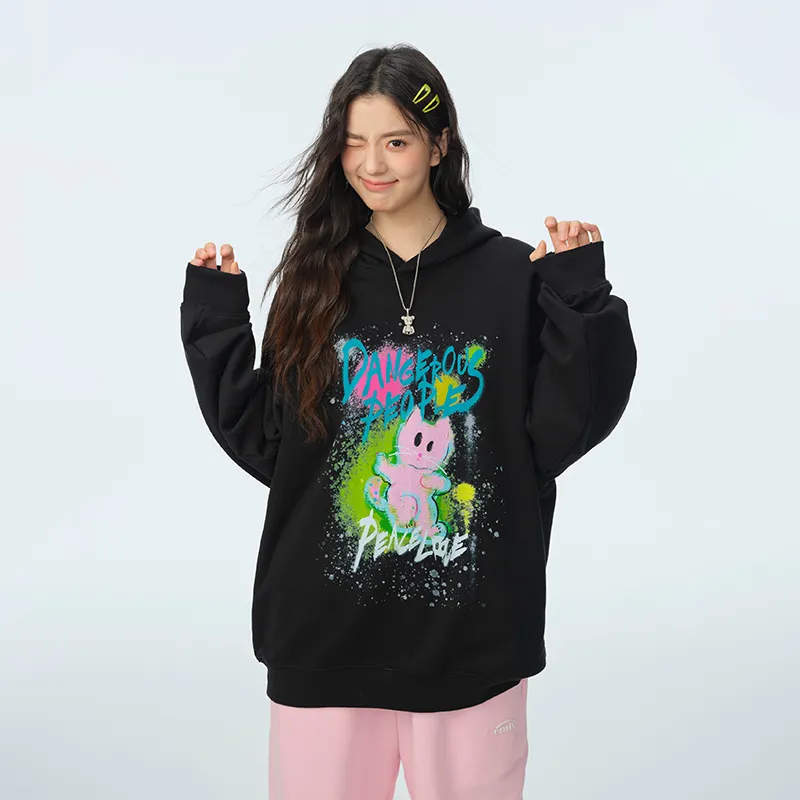 DANGEROUSPEOPLE Sweatshirt Unisex Black-3