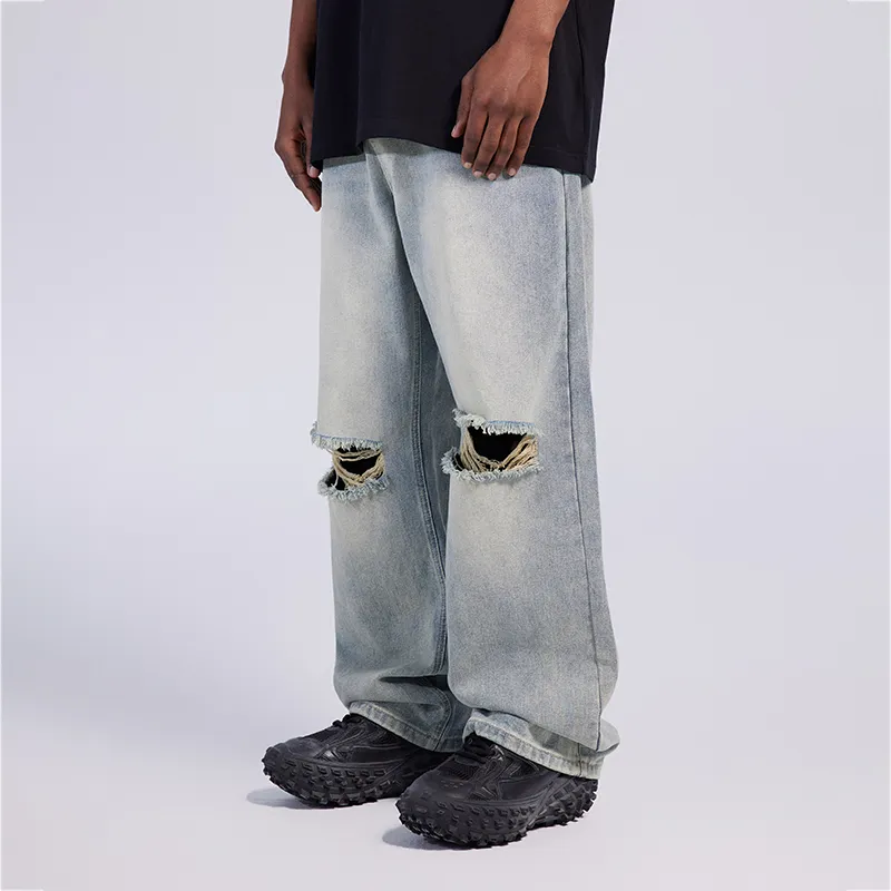 DANGEROUSPEOPLE Jeans Unisex Blue-4