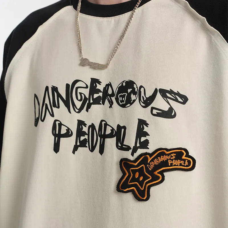 DANGEROUSPEOPLE Long Sleeved T Shirts Unisex-3