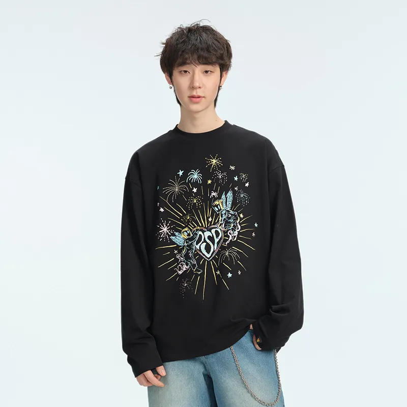 DANGEROUSPEOPLE Long Sleeved T Shirts Unisex-7