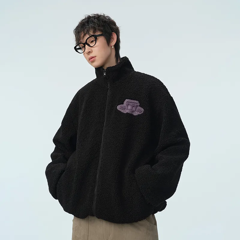 DANGEROUSPEOPLE Velvet feel Coat Unisex-8