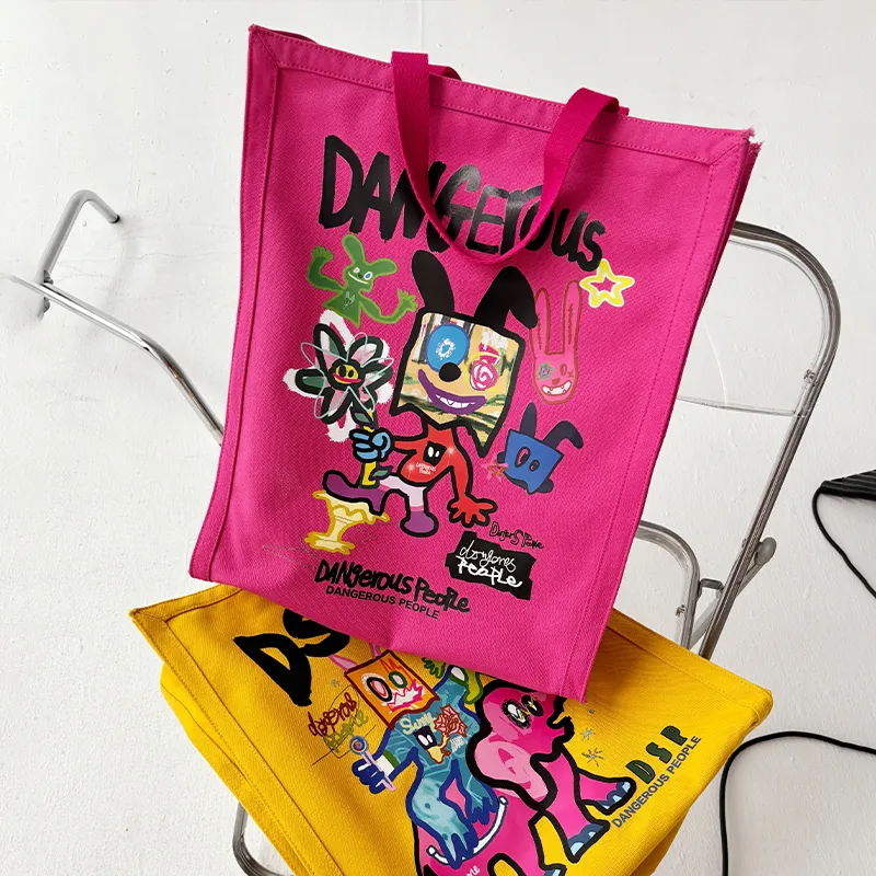 DANGEROUSPEOPLE Fabric Handbag Regular Unisex Multicolor-2