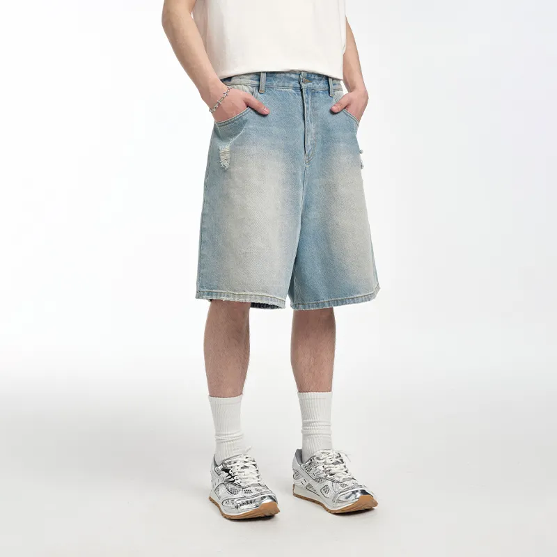 DANGEROUSPEOPLE Denim Shorts Unisex-4