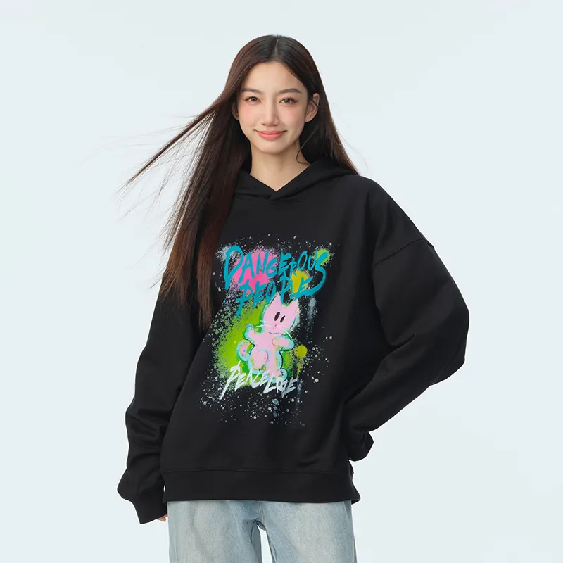 DANGEROUSPEOPLE Sweatshirt Unisex Black-4
