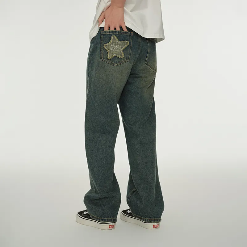 DANGEROUSPEOPLE Jeans Unisex Blue-2