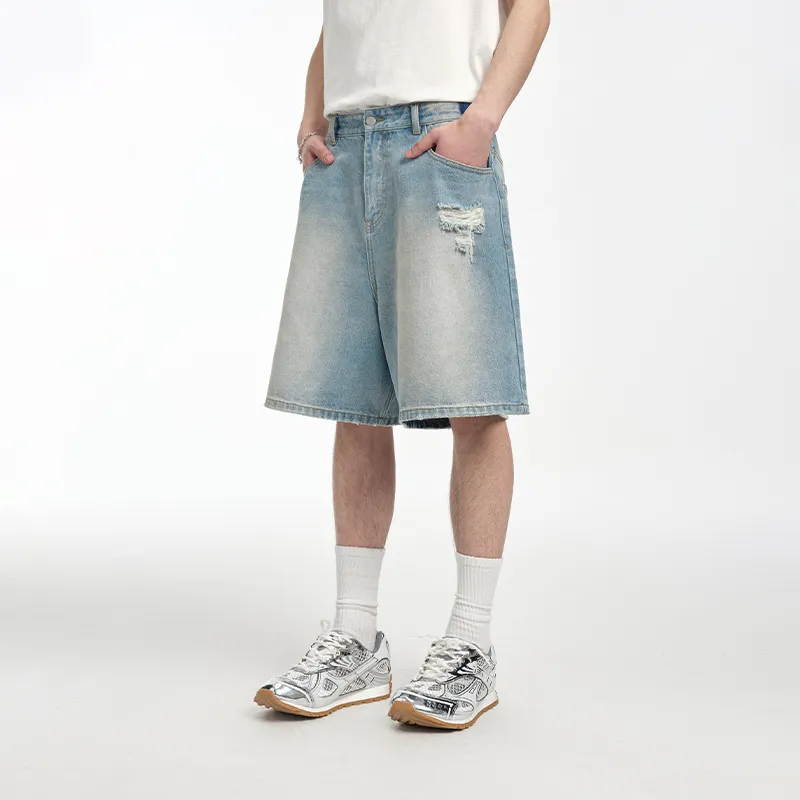 DANGEROUSPEOPLE Denim Shorts Unisex-3