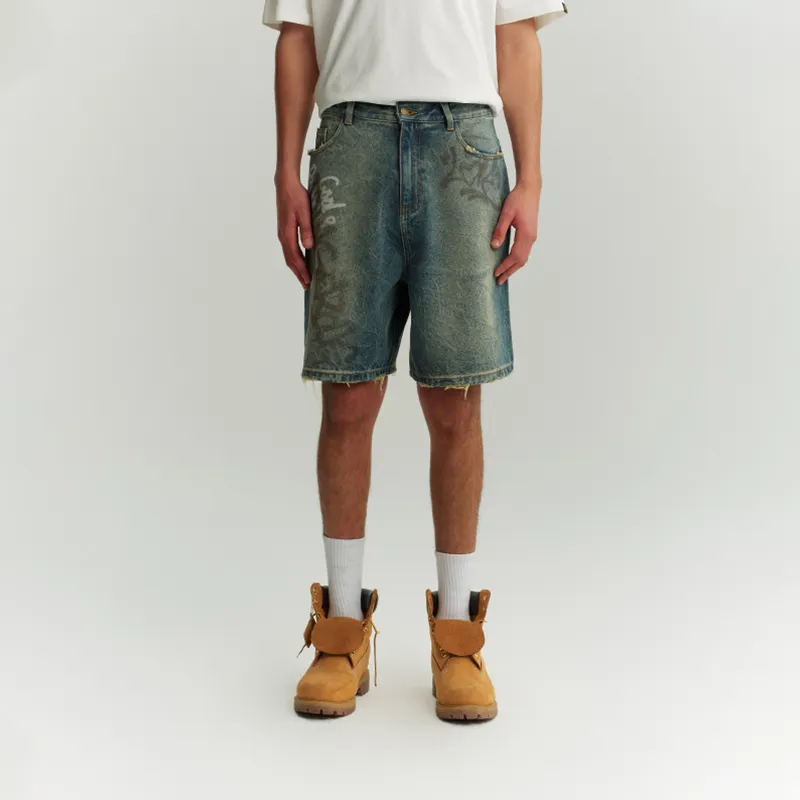DANGEROUSPEOPLE Denim Shorts Unisex-3
