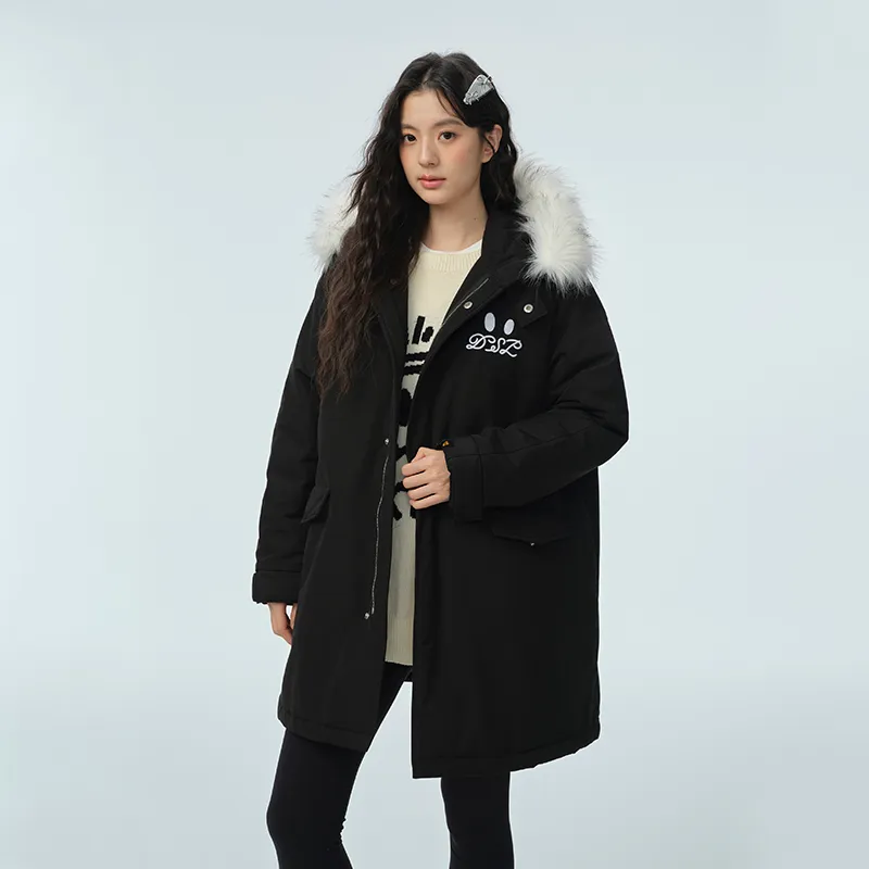 DANGEROUSPEOPLE Puffer Jacket Unisex Black-2