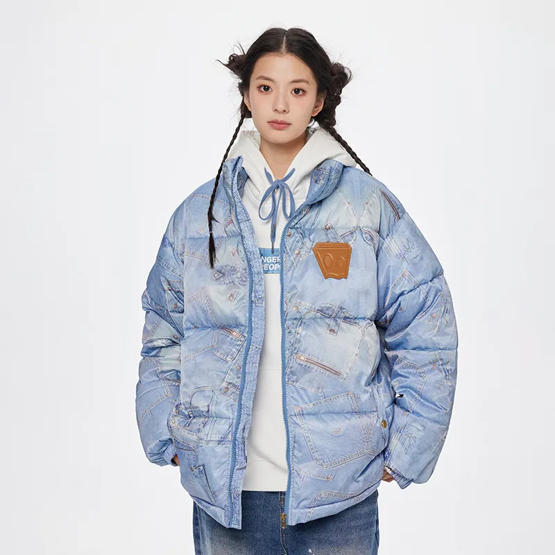 DANGEROUSPEOPLE Puffer Jacket Unisex-3