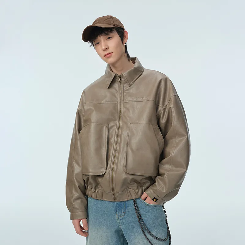 DANGEROUSPEOPLE Puffer Jacket Unisex Camel-3