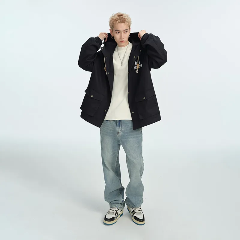 DANGEROUSPEOPLE Trench Coat Unisex-2