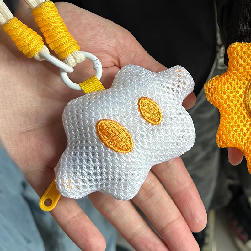 DANGEROUSPEOPLE Polyester Coin Purse Regular Unisex White/Yellow/Yellow-2