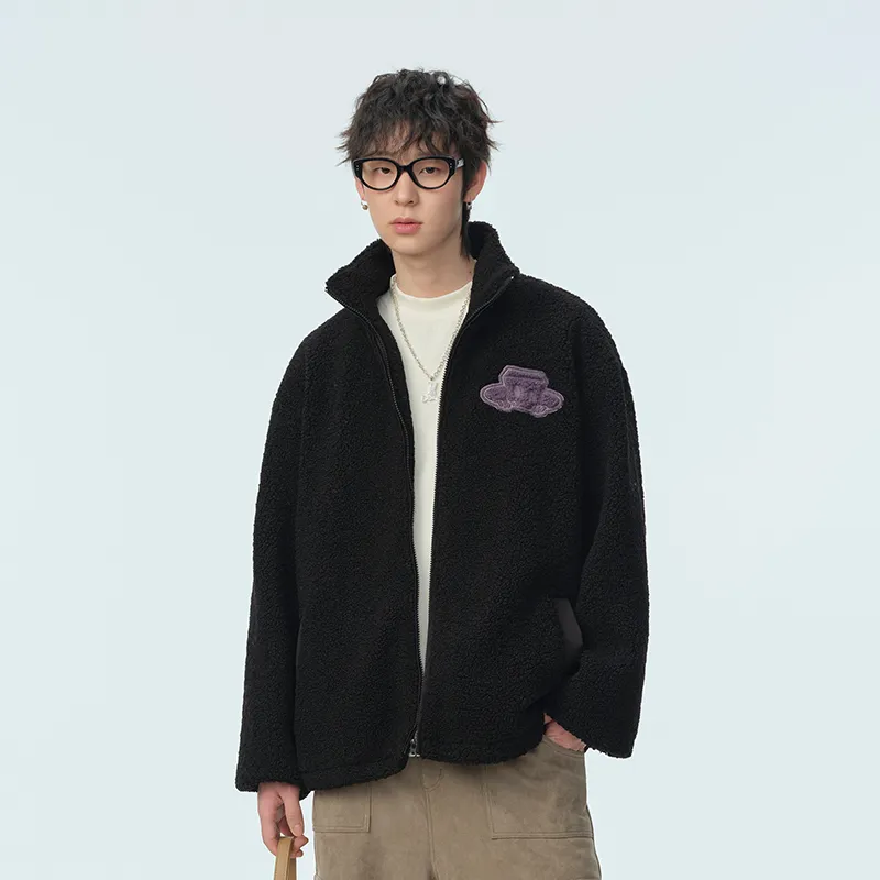 DANGEROUSPEOPLE Velvet feel Coat Unisex-9