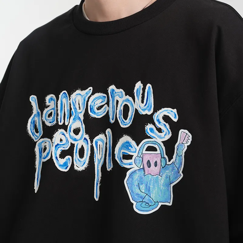 DANGEROUSPEOPLE T Shirts Unisex Black-2
