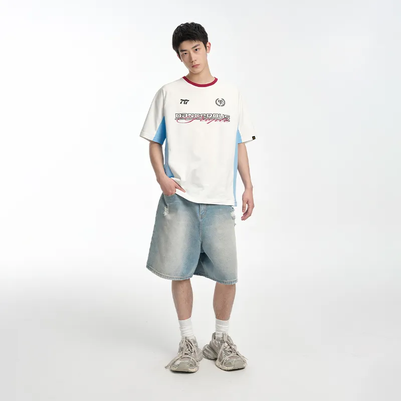 DANGEROUSPEOPLE Denim Shorts Unisex-2