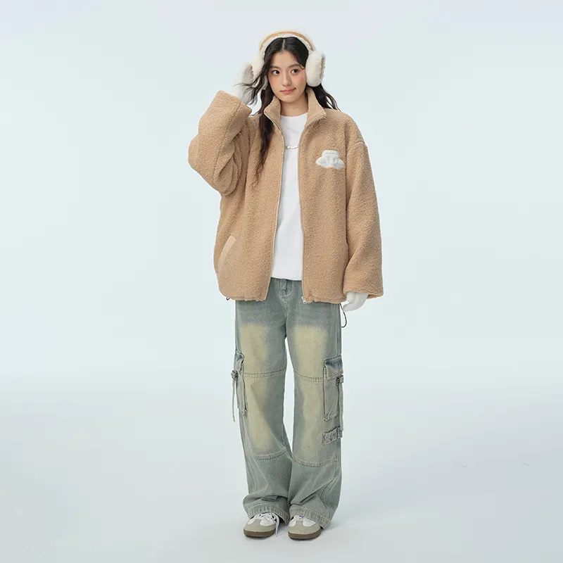 DANGEROUSPEOPLE Velvet feel Coat Unisex-2