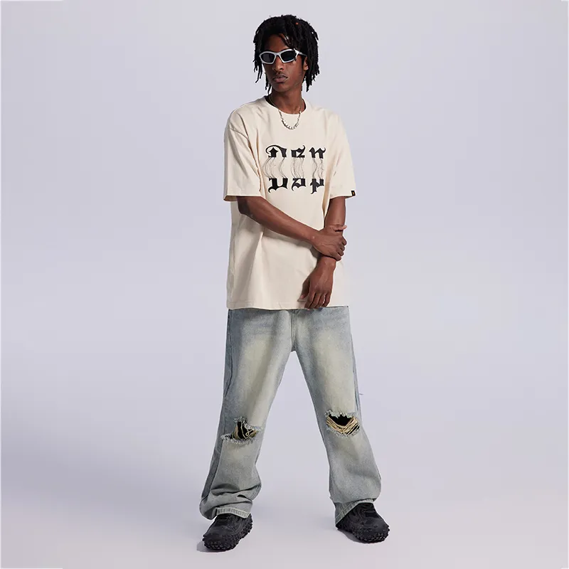 DANGEROUSPEOPLE Jeans Unisex Blue-3
