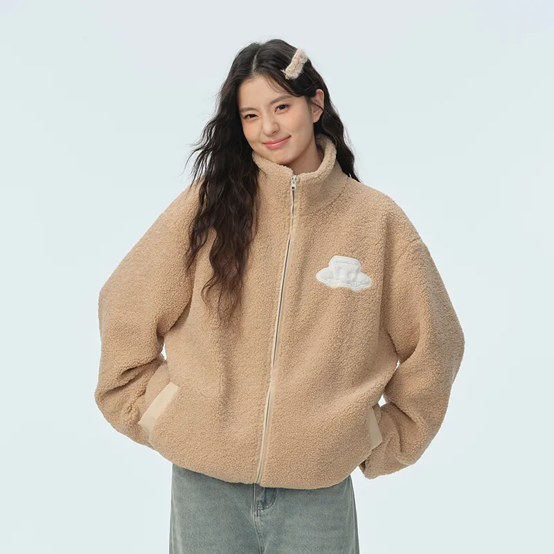 DANGEROUSPEOPLE Velvet feel Coat Unisex-3