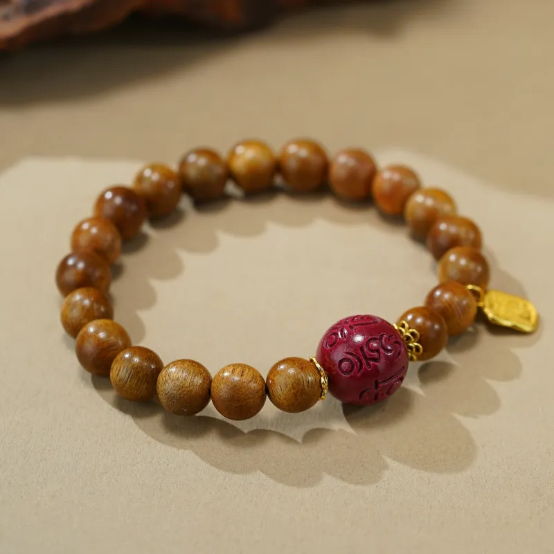Many Blessings Agarwood Bracelets Unisex-1