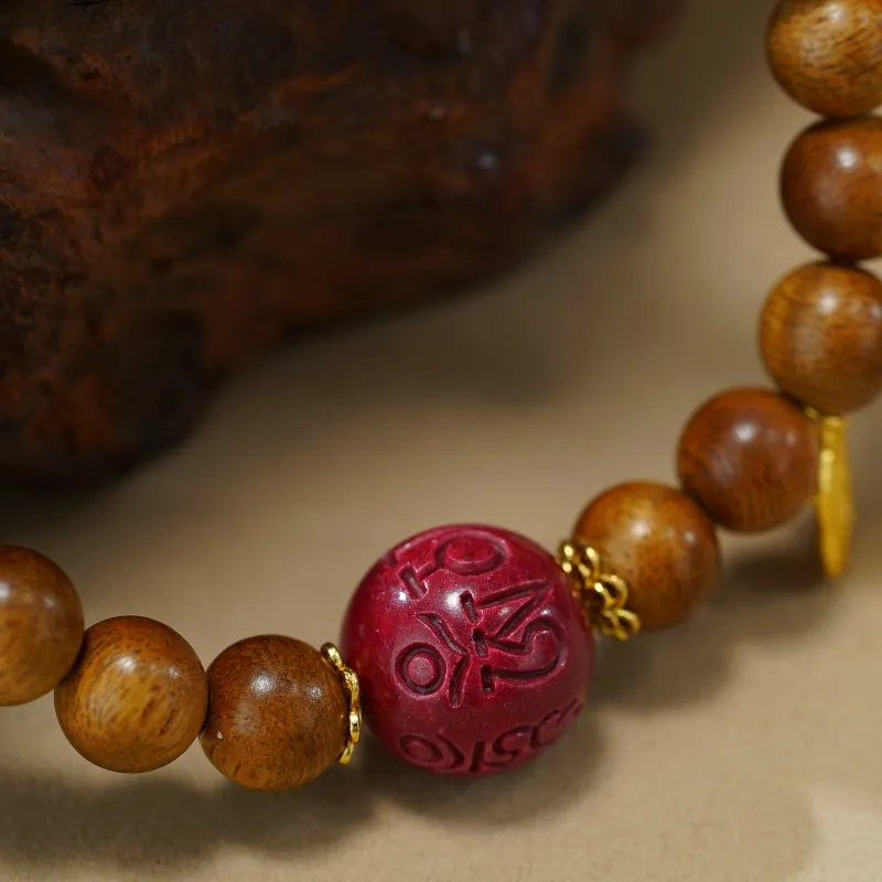 Many Blessings Agarwood Bracelets Unisex-3