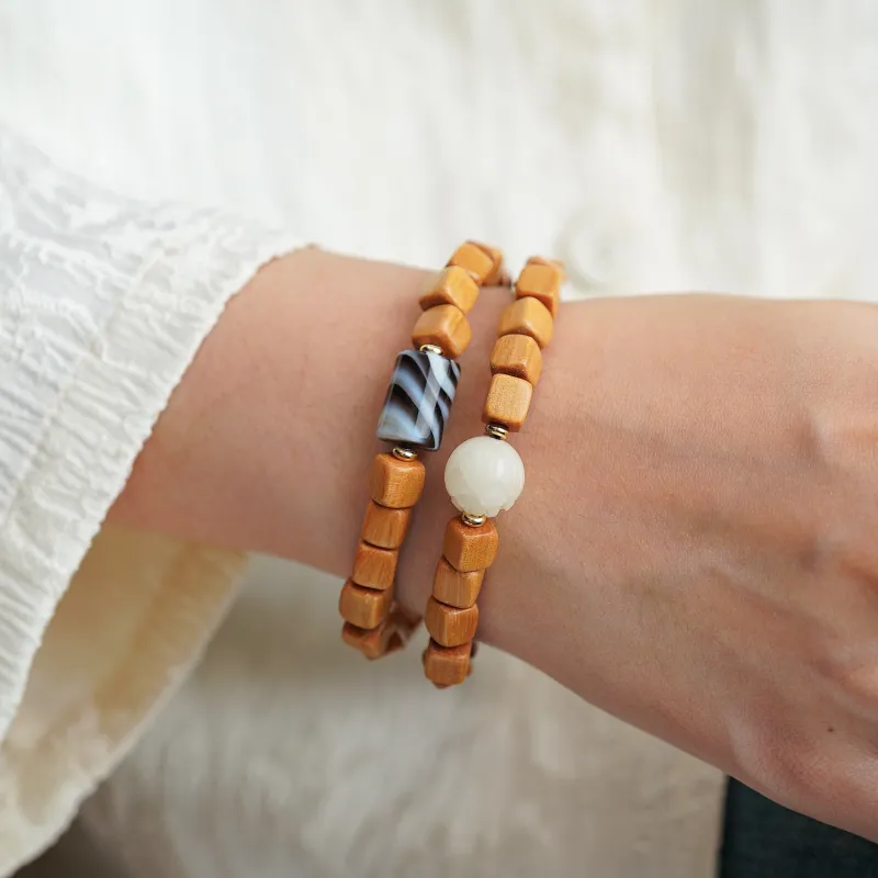 Many Blessings Barbie Sandalwood Bracelets Unisex-1
