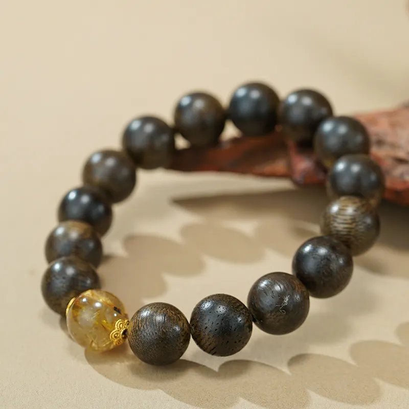 Many Blessings Agarwood Bracelets Unisex-3