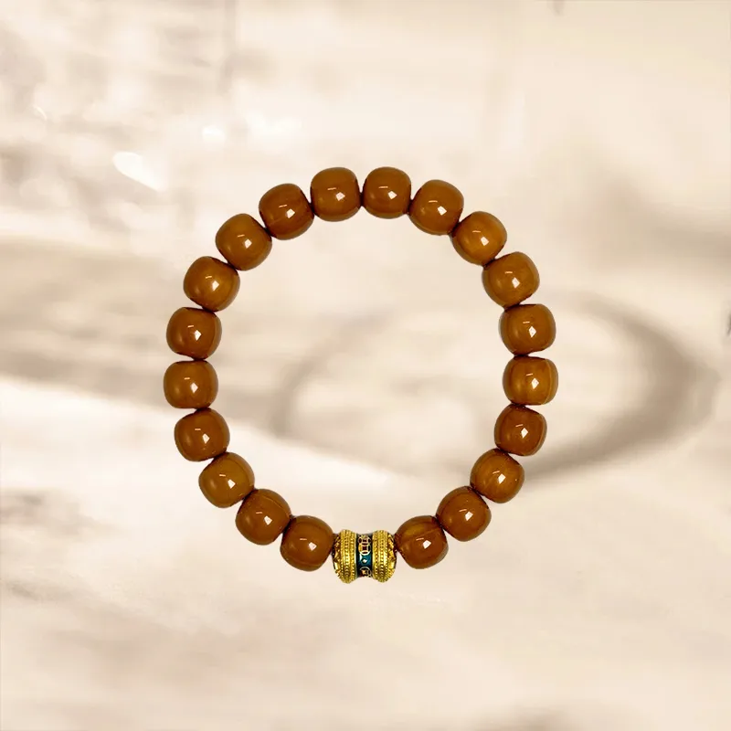 Many Blessings Monkey Head Walnut Bracelets Unisex-1