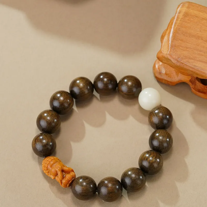Many Blessings Agarwood Bracelets Unisex-1