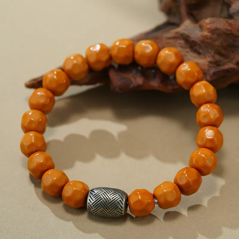 Many Blessings Peach Pit Bracelets Unisex-3