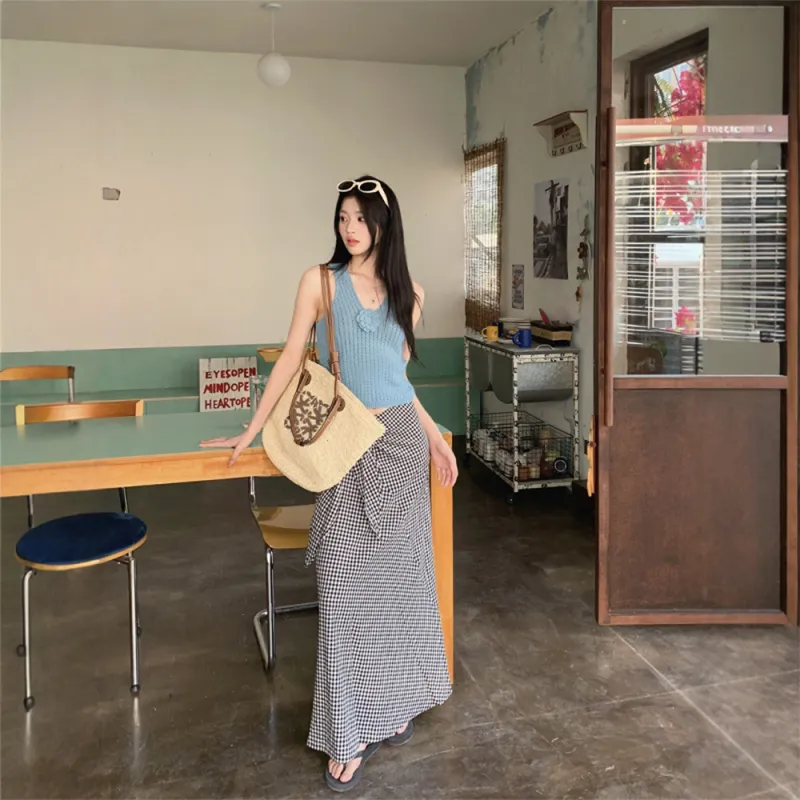 GUOZHEN Two Piece Skirt Sets Women's-2