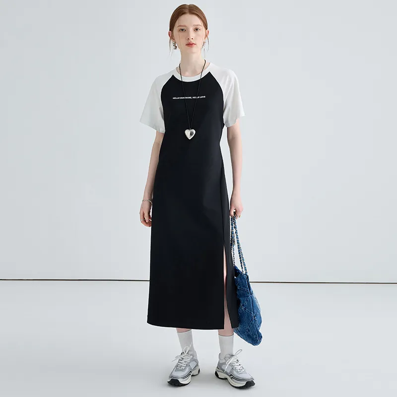 GUOZHEN Short Sleeved Dress Women's-2