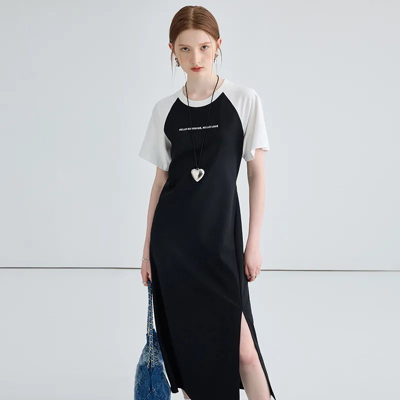 GUOZHEN Short Sleeved Dress Women's-6