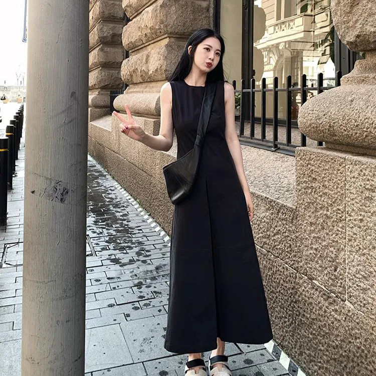 GUOZHEN Sleeveless Dress Women's-10