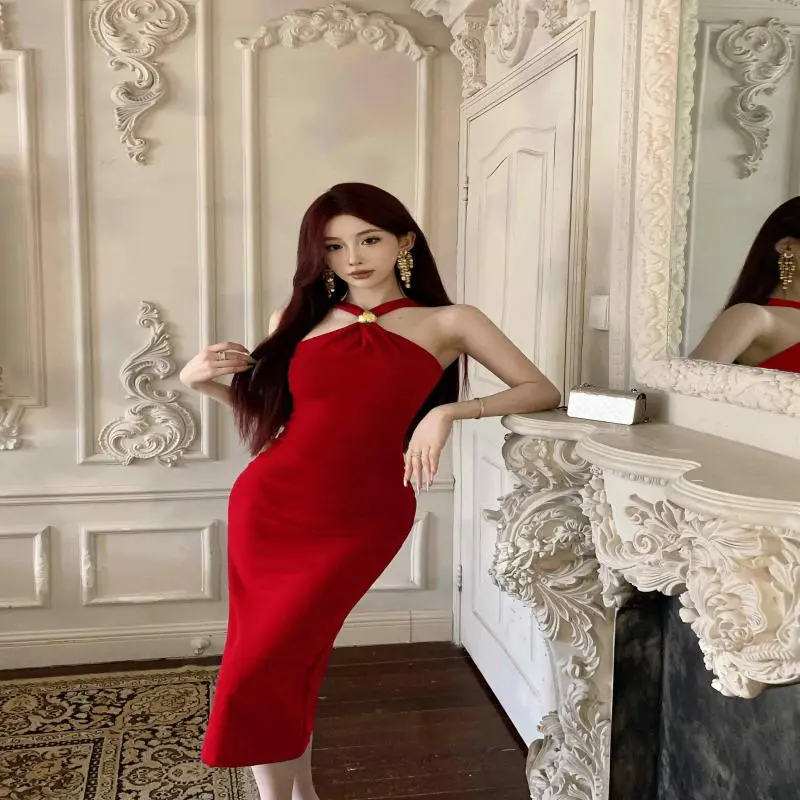 GUOZHEN Sleeveless Dress Women's-8