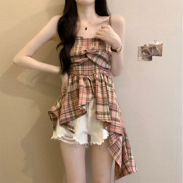 GUOZHEN Slip Dresses Women's-4