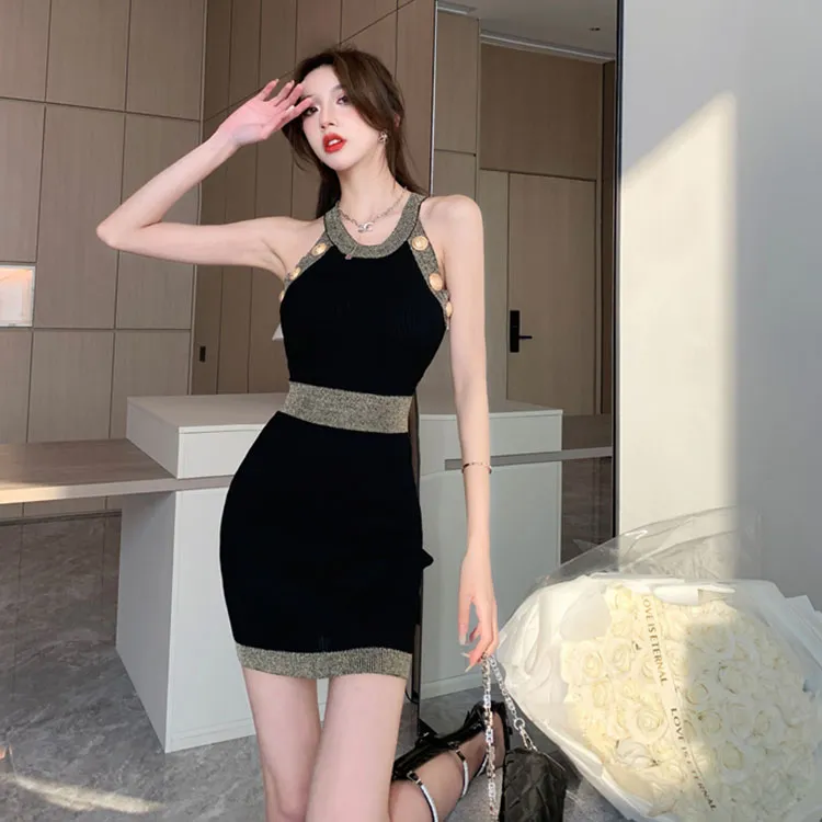 GUOZHEN Sleeveless Dress Women's-1