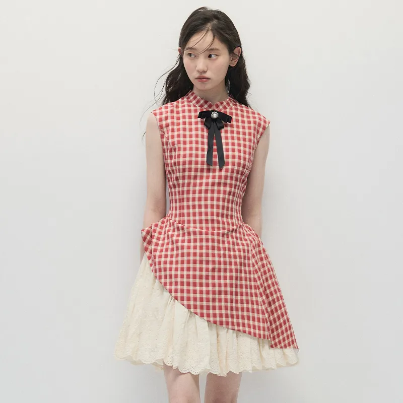 GUOZHEN Sleeveless Dress Women's-5