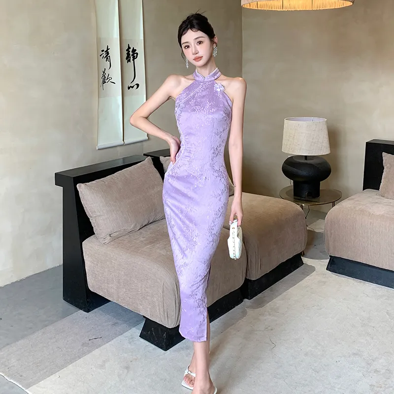 GUOZHEN Sleeveless Dress Women's-2