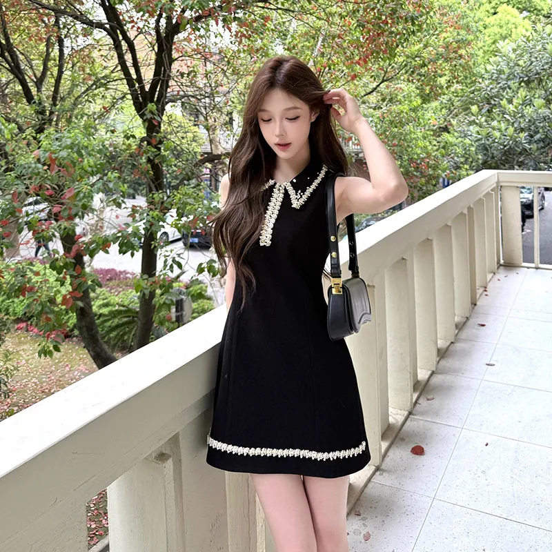 GUOZHEN Sleeveless Dress Women's-3