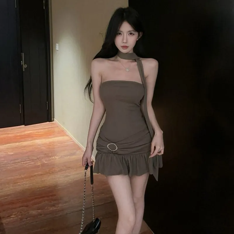 GUOZHEN Sleeveless Dress Women's-3